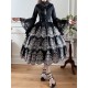 Miss Point Point Garden Embroidered 3-Tier Skirt(Reservation/3 Colours/Full Payment Without Shipping)
